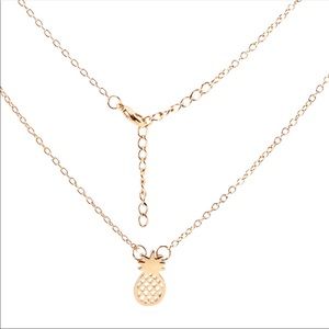 Gold pineapple necklace